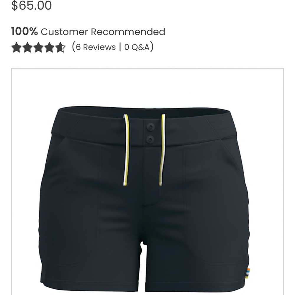 Smartwool Women's Hiking Black Shorts